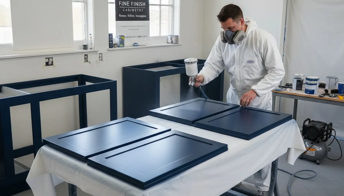 Cabinet painting service in Andover, MA for durable, cost-effective kitchen cabinet refinishing