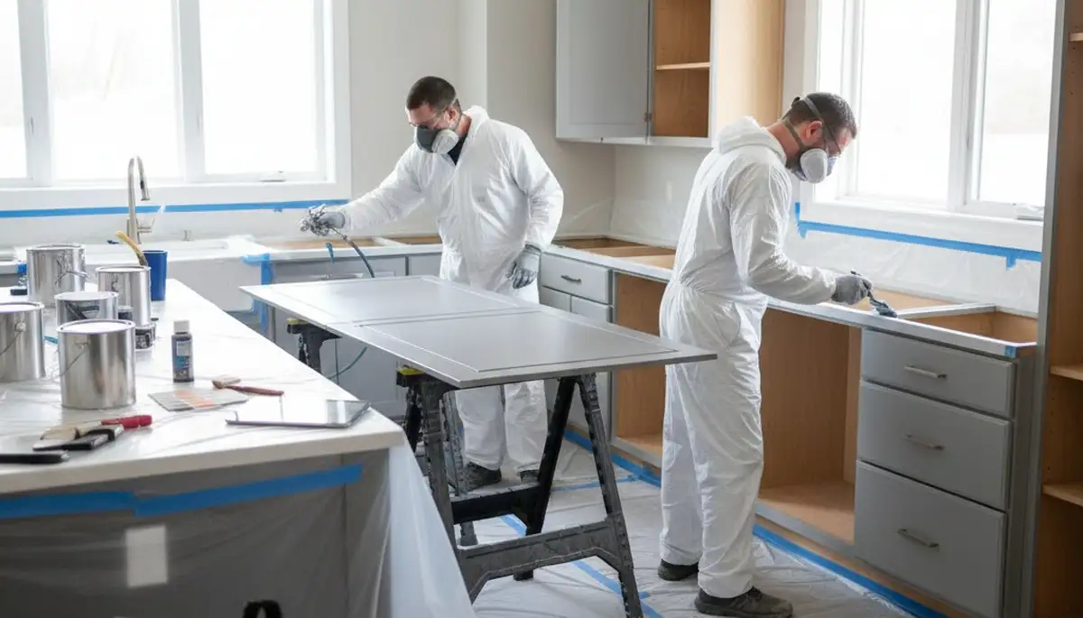 Cabinet painting in Andover, MA for durable, cost-effective kitchen cabinet updates