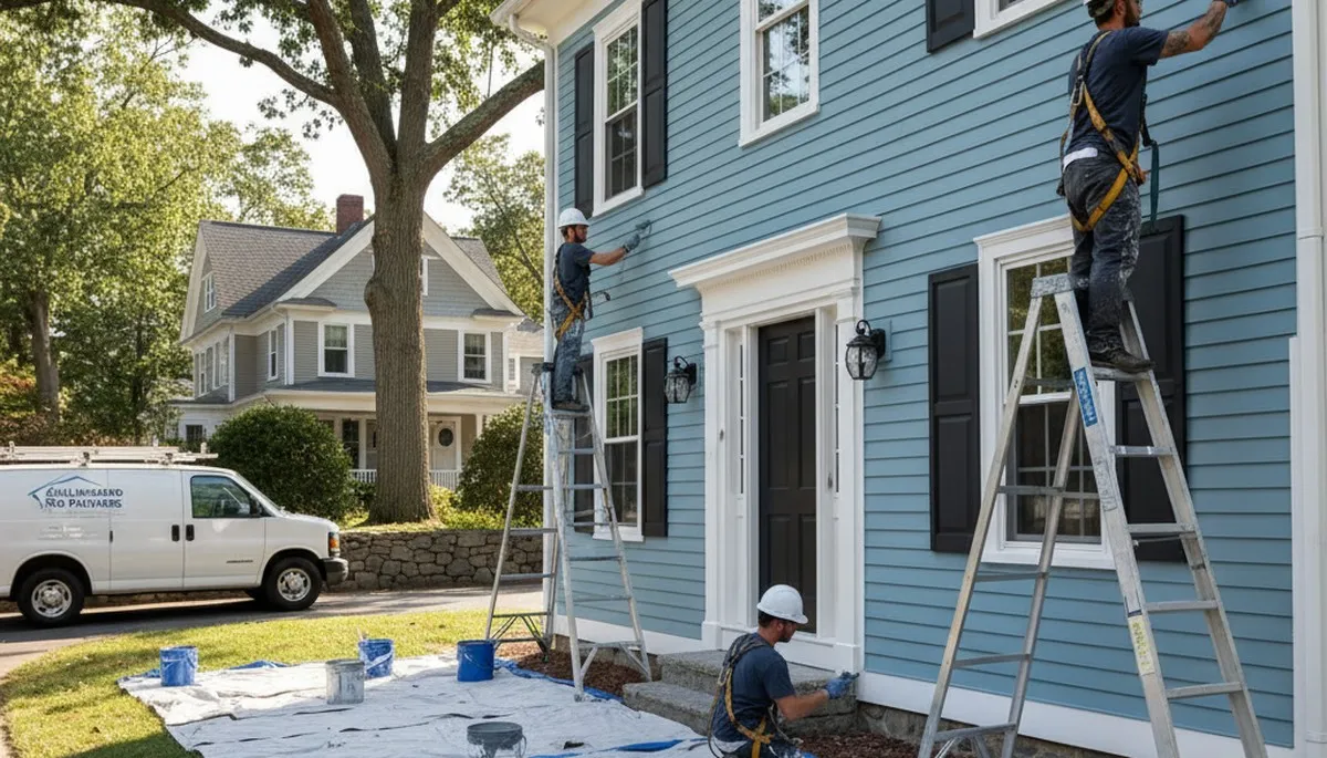 Andover, MA painting contractors providing professional interior and exterior house painting services