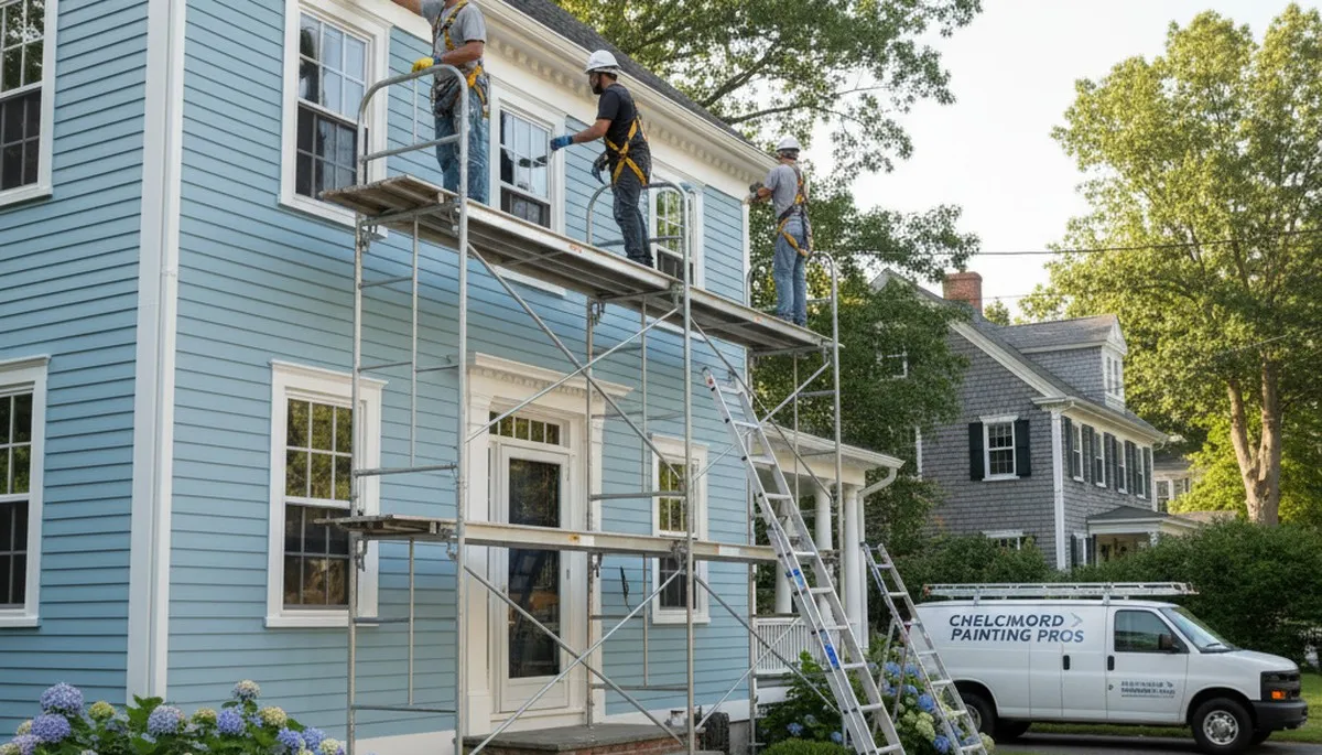 Professional painters in Andover, MA providing interior and exterior painting services