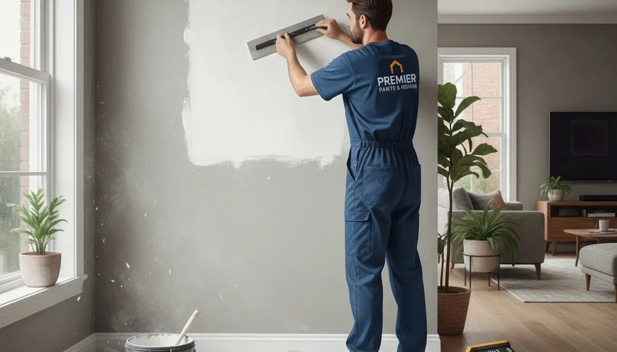 Drywall repair in Andover, MA by Andover Paint Pros for cracks, holes, and water damage