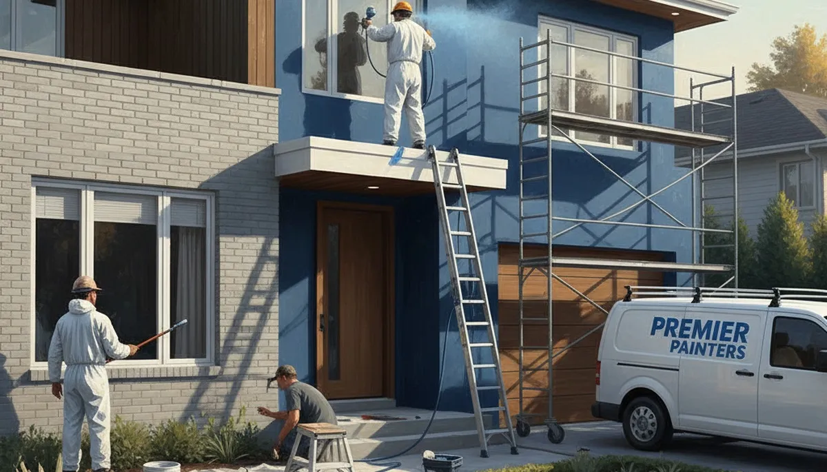 Andover, MA exterior house painting by professional painters for durable curb appeal