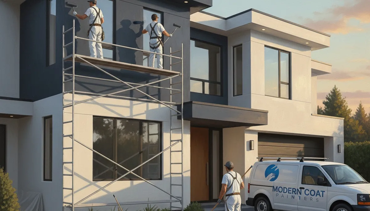 Exterior house painting in Andover, MA by Andover Paint Pros