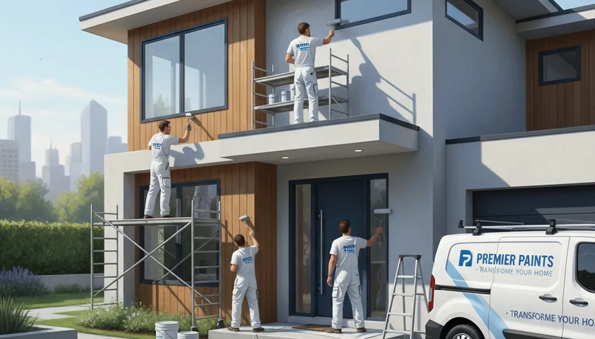 Andover, MA painters applying durable exterior house paint for New England weather protection