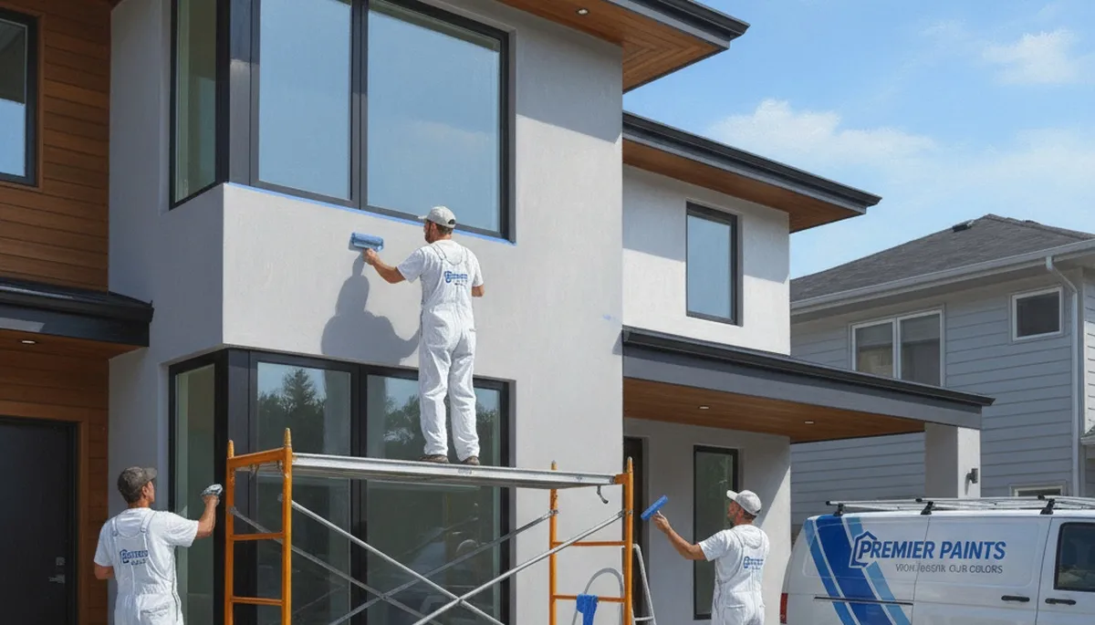 Andover, MA painters applying durable exterior house paint for lasting curb appeal