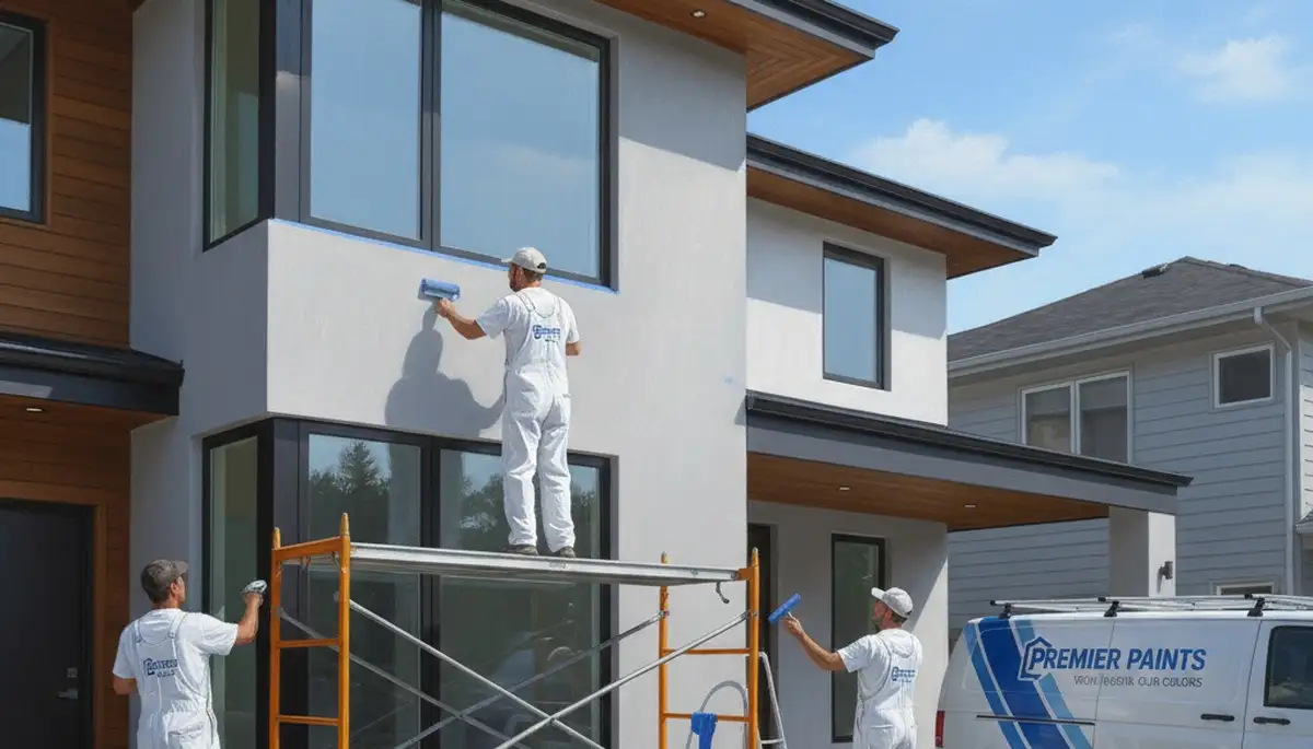 Andover, MA painters applying durable exterior house paint for lasting curb appeal