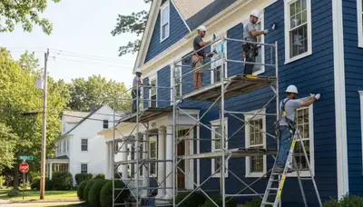 Professional painters in Andover, MA providing interior and exterior painting services