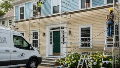 Professional painters in Andover, MA providing interior and exterior painting services