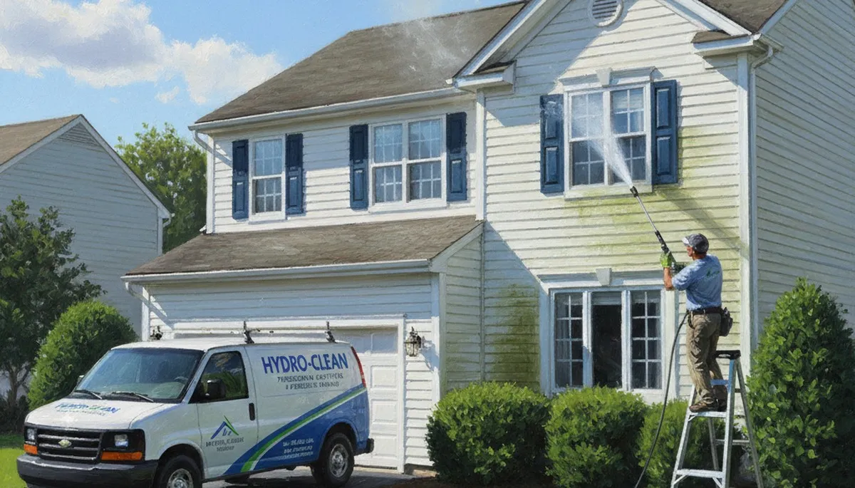 Andover, MA vinyl siding pressure cleaning for home exterior cleaning and curb appeal