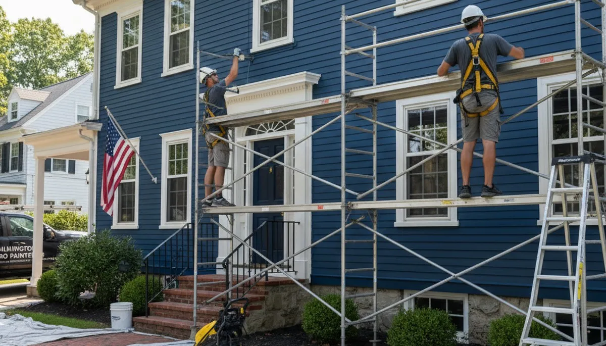 Painting contractor in Andover, MA providing professional interior and exterior painting services